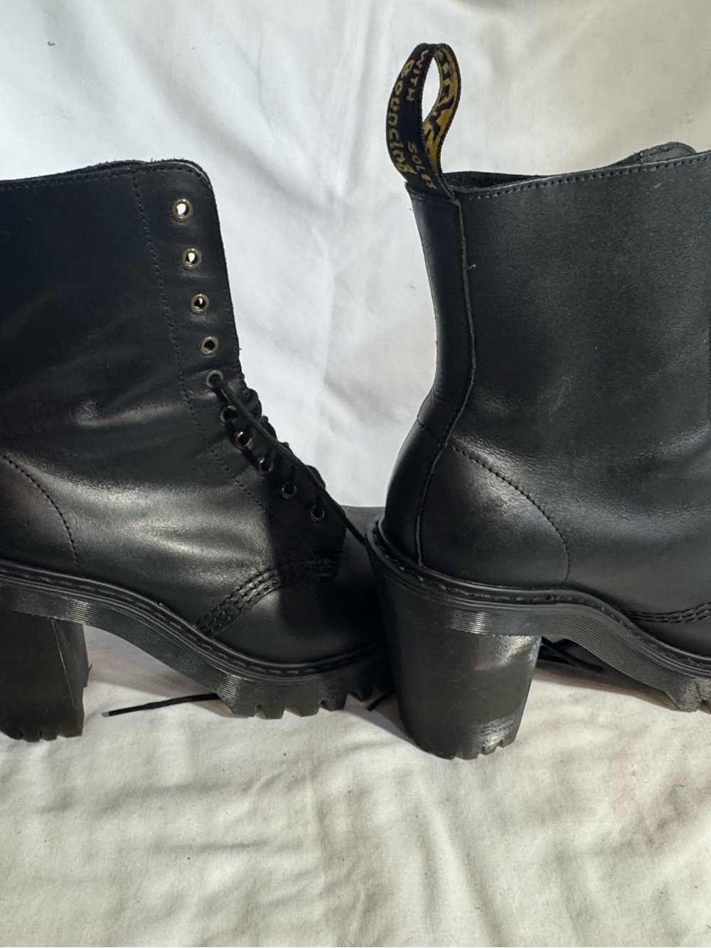 Dr Martens Kendra Boots Size 8 Doc Platform High Heel Gothic Combat Grunge